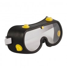 Очки защитные с непрямой вентиляцией, черный корпус, Fit