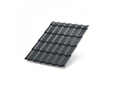 Металлочерепица Супермонтеррей (7024) серый графит 4*0*18м 0,45мм