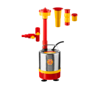 Насос фонтанный для чистой воды GFPP-29-2.3 нерж сталь 3 насадки 50Вт высота 2,3м 1750л/ч Grinda