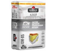 Клей Геркулес GM-85 25 кг для наружной теплоизоляции (56)