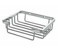 Мыльница настенная сетка хром МС-019