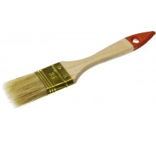 Кисть плоская  35 мм, натуральная щетина, деревянная ручка, Зубр,  Универсал-Оптима