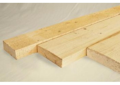Доска обрезная не шлифованная 25x120x6000 мм Пихта