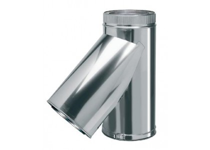 Тройник-сэндвич дымохода 45г d150/200 Профи