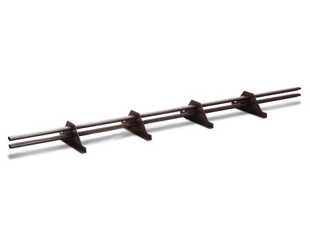 Снегозадержатель трубчатый дл 3000мм (8017) шоколад 