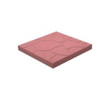 Тротуарная плитка Песчаник красная 300х300х30 мм