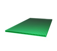 Сотовый поликарбонат 4 мм 2,1х6м Зеленый  Ultra уд. вес 0,5(0.45) кг/м2