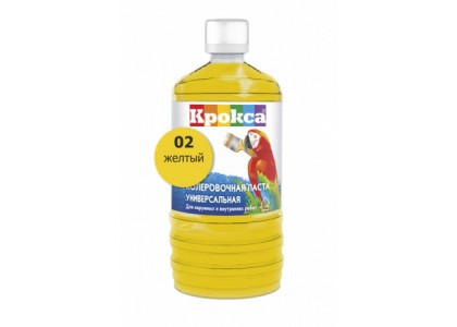 Паста колеровочная Крокса 02 желтый 0,1 л