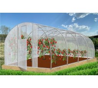 Теплица Кормилица 4х3х2,1м Усиленная, неокрашенная, 2 двери