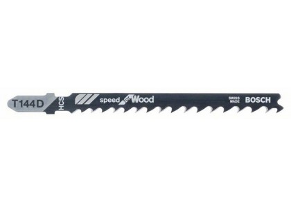 Пилки по дереву 100 х 4-5,2 мм, 3 шт, T144D, Bosch