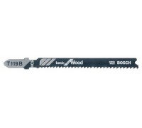 Пилки по дереву  92 х 2 мм, 3 шт, T119B, Bosch