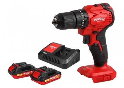 Дрель-шуруповерт АКБ Wortex ударная BD 2030-1 DLi ALL1 бесщеточный 18 В