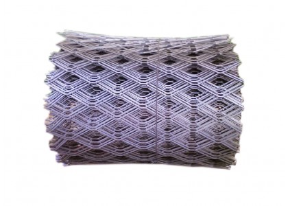 Просечно-вытяжная полоса (лента) размер ячейки 6х2 (2х2) высота 0,12, длина 4м ОЦ