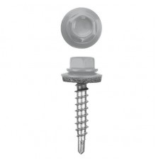Саморез 5,5х25мм RAL 7004 (серый)