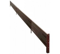 Стенка Грядки Шоколад с ребром 6х0,15м с болтами