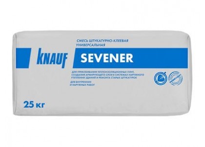 Смесь штукатурно-клеевая Кнауф Севенер 25 кг (48)