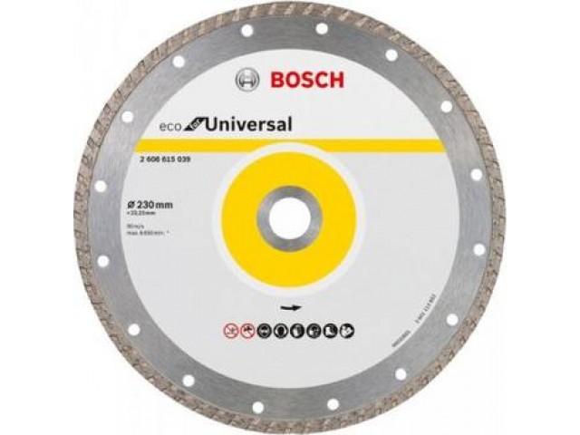Круг алмазный 230 х 22  мм, ECO Universal Turbo, Bosch