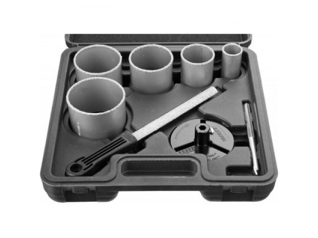 Набор кольцевых коронок 33, 53, 67, 73, 83 мм, карбид вольфрама, STAYER 8 шт