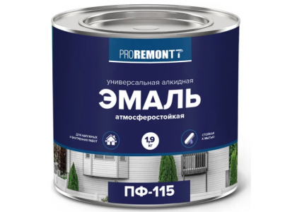 Эмаль ПФ-115 Лакра PROREMONTT красный 1,9 кг Л-С