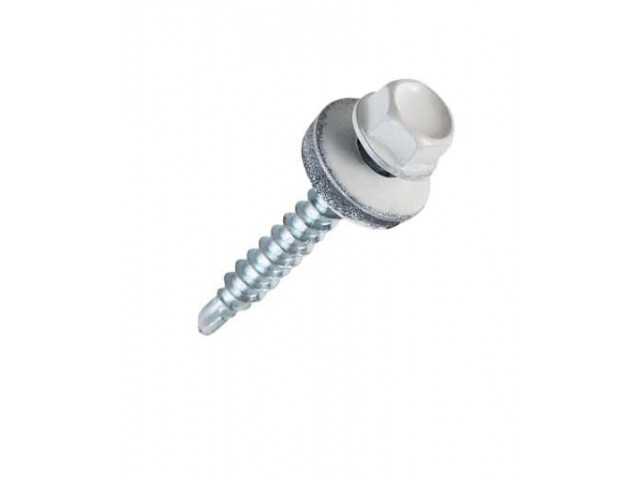 Саморез 5,5х38мм RAL 9003 (белый)