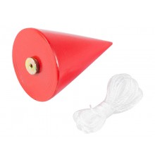 Отвес строительный конусный 300 гр шнур 5 м Hobbi