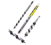 Сверло 12 х 600/500 мм по дереву, спиральное с самозатягивающимся резьбовым остриём, Гранит