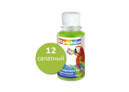 Паста колеровочная Крокса 12 салатный 0,1 л