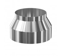 Заглушка-сэндвич дымохода верхняя переходная d150/200