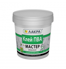 Клей ПВА Лакра универсальный Мастер 0,9 кг Л-С канистра