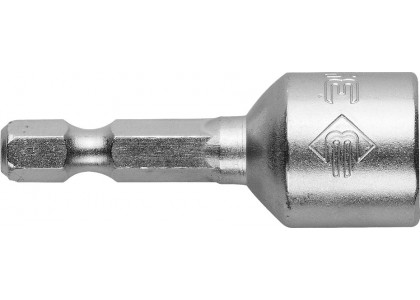 Биты с торцевой головкой Н12 L-45 мм, 2 шт, Зубр