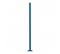 Столб с креплением для ограждения 1230х2500мм 2м 5005 синий