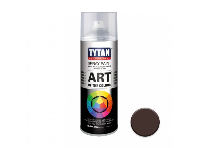 Краска аэрозольная универсальная Tytan Professional Art of the colour коричневая 8017 283 г.