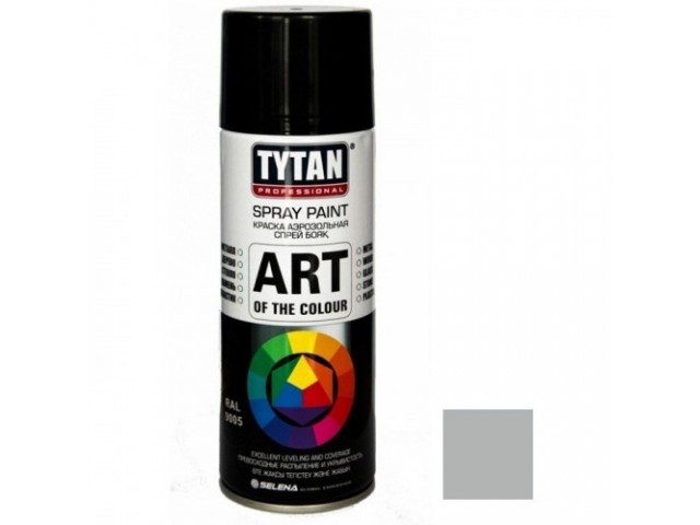 Краска аэрозольная универсальная Tytan Professional Art of the colour металлик 9006 283 г.