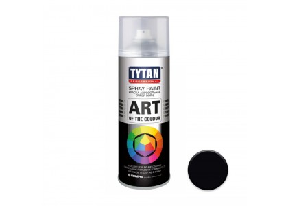 Краска аэрозольная универсальная TYTAN Professional Art of the colour черный глянцевый 283 гр 9005