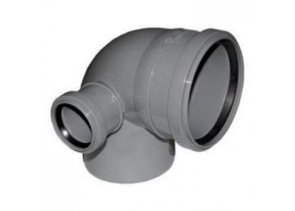Отвод ПП D110/50х87 с выходом слева