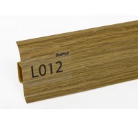 Плинтус ПВХ Line Plast L012 Дуб рустик  L=2,2м  мягк.к (1 уп-40 шт)