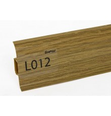 Плинтус ПВХ Line Plast L012 Дуб рустик  L=2,2м  мягк.к (1 уп-40 шт)