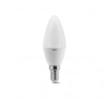Лампа светодиод LED 6,5вт 230в  Е14 теплый мат. свеча
