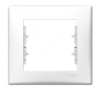 Рамка 1-местная Sedna горизонтальная белый