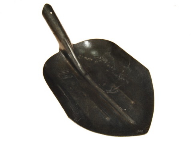 Лопата совковая угольная (тип-2), ЛУ-2, рельсовая сталь, без черенка (Лопатофф)
