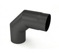 Отвод дымохода 90г 3 сегмента d115 (сталь х/к 2мм редуцированный) окрашенный