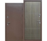 Дверь металлическая Промтерма  11 см Шоколад букле/Астана базальт  860мм правая 