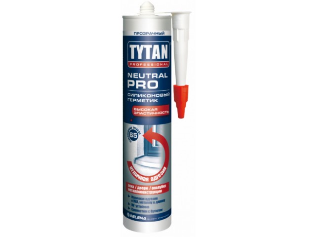 Герметик TYTAN Professional Neutral PRO силиконовый  белый, 280 мл