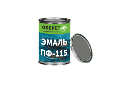 Эмаль ПФ-115 PaintGuard серый 1 кг ГОСТ