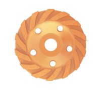 Чашка алмазная зачистная 125 х 22,2 мм, турбо, сегментный, Matrix