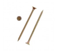 Шуруп ГКЛ-дерево 4,2х90 потай ЖЕЛТЫЙ ЦИНК