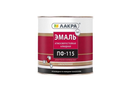 Эмаль ПФ-115 Лакра коричневый 2,8 кг Л-С