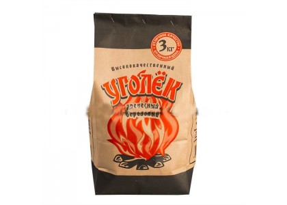 Уголь древесный Уголек  3кг