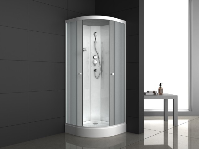 Душевая кабина 85*85*215 н/п ODA-BST 8520 матовое стекло f