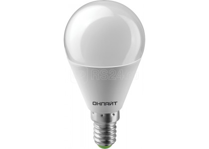 Лампа светодиодная LED 10Вт E14 G45 4000К 230В OLL ОНЛАЙТ
